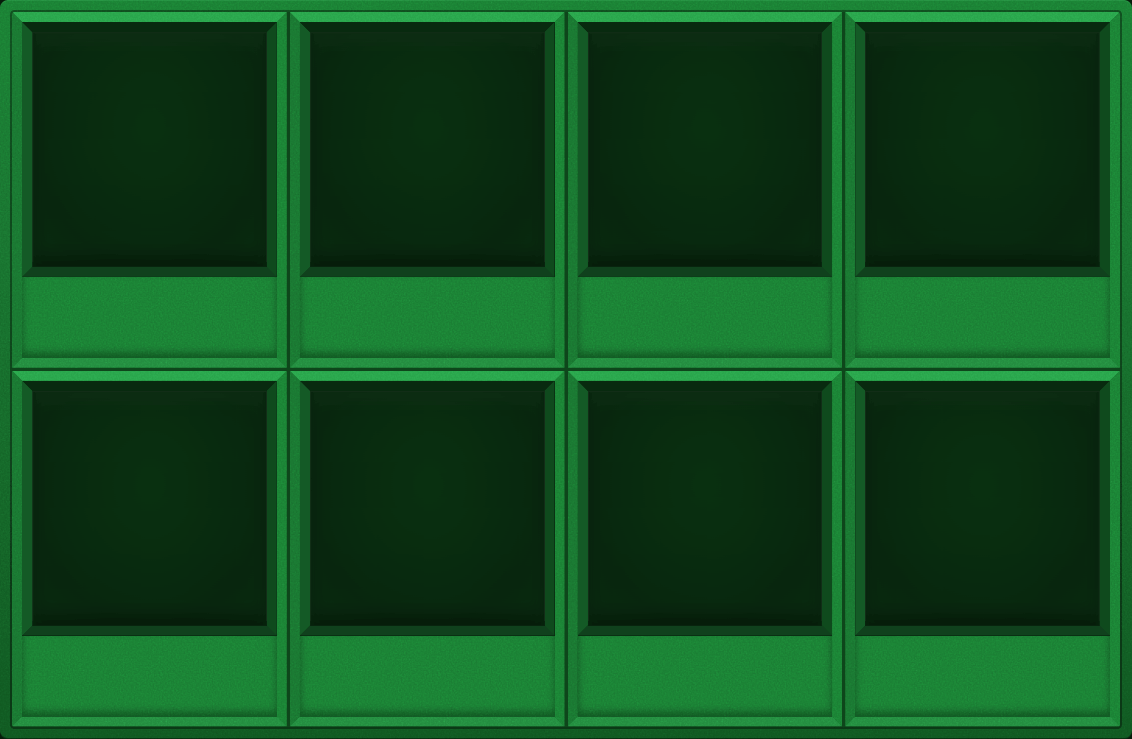 Green Display Case (2x4)